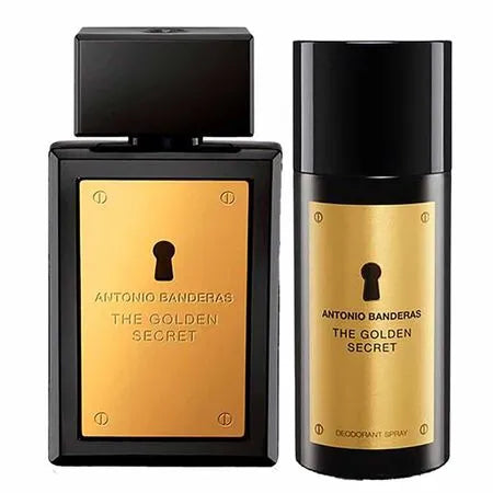 Banderas The Golden Secret Kit – Desodorante + Perfume Masculino EDT Kit