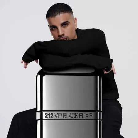 212 VIP Black Elixir Carolina Herrera Masculino Eau de Parfum